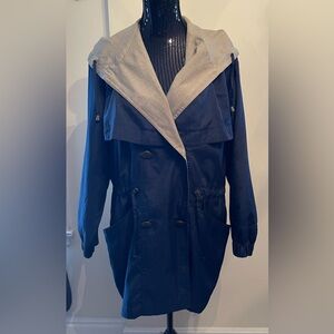 Nuage Navy Blue & Beige Jacket Size Small